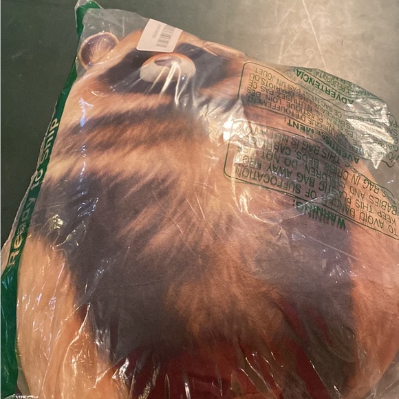 Cute Raccoon Plush Pillow - 12" Soft Stuffed Animal Toy for Kids - Picture 3 of 3